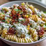 Elote Pasta Salad Cotija Chili