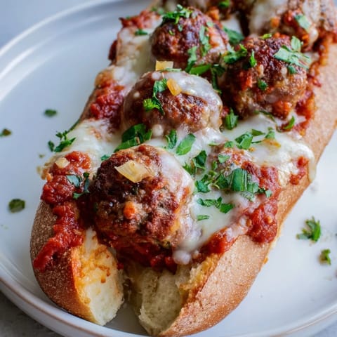 Hearty Meatball Sub Sandwich