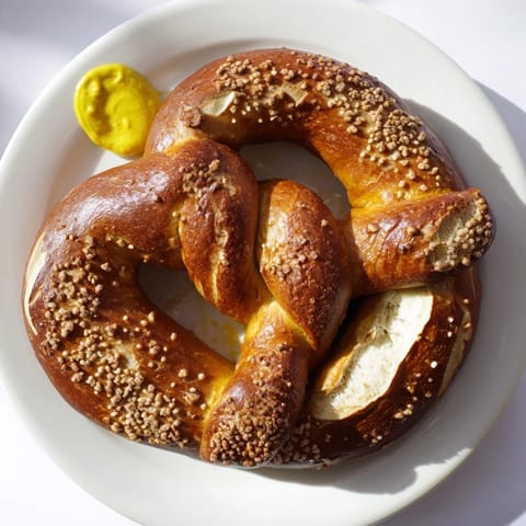 Soft Large Golden Pretzels