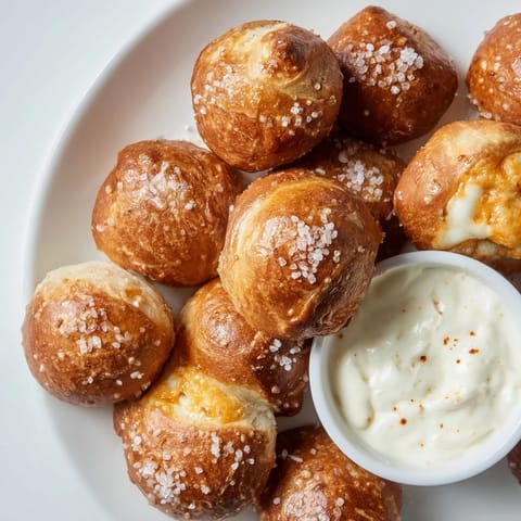 Pretzel Bites Cheese Dip