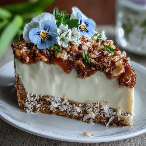 Elegant layered vanilla cake with whipped cream frosting and pressed edible flowers, perfect for spring.  