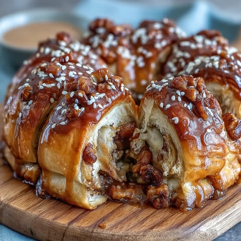 Golden puff pastry pigs in a blanket with cocktail sausages, served with tangy mustard dip for game day.