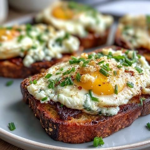 Tender asparagus spears top a golden sourdough tartine with soft scrambled eggs and chives for a bright, elegant meal.