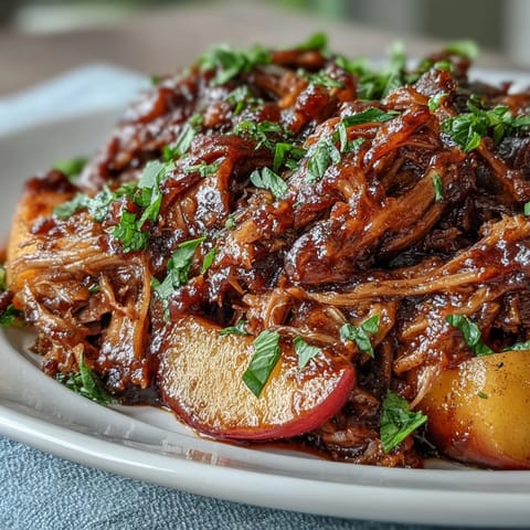 Honey Peach BBQ Pulled Pork