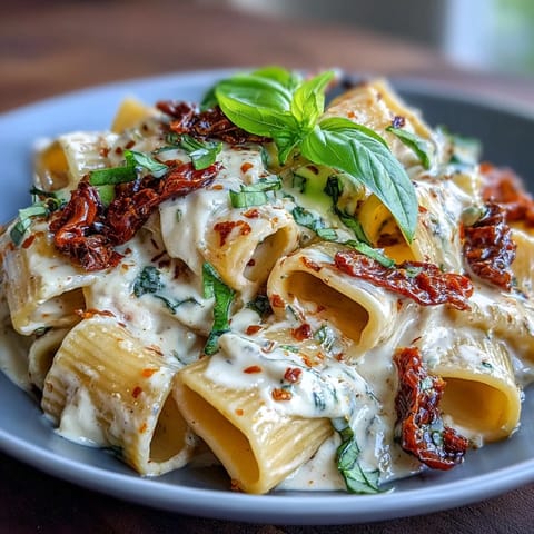 Creamy Marry Me Pasta with sun-dried tomatoes and basil, so inviting.