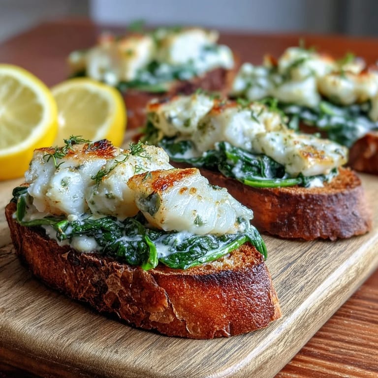 Freshly toasted rye bread layered with tender smoked haddock and greens, a perfect protein-packed breakfast.