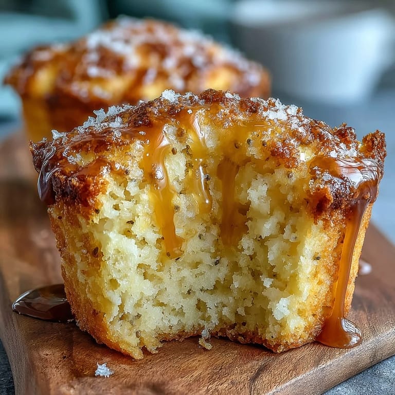 Golden muffins bursting with fresh lemon zest and poppy seeds, drizzled with a tangy-sweet lemon glaze.