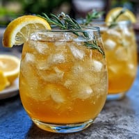 Vibrant lavender lemonade spritz with sparkling wine, fresh lemon slices, and lavender sprigs in chilled glasses.